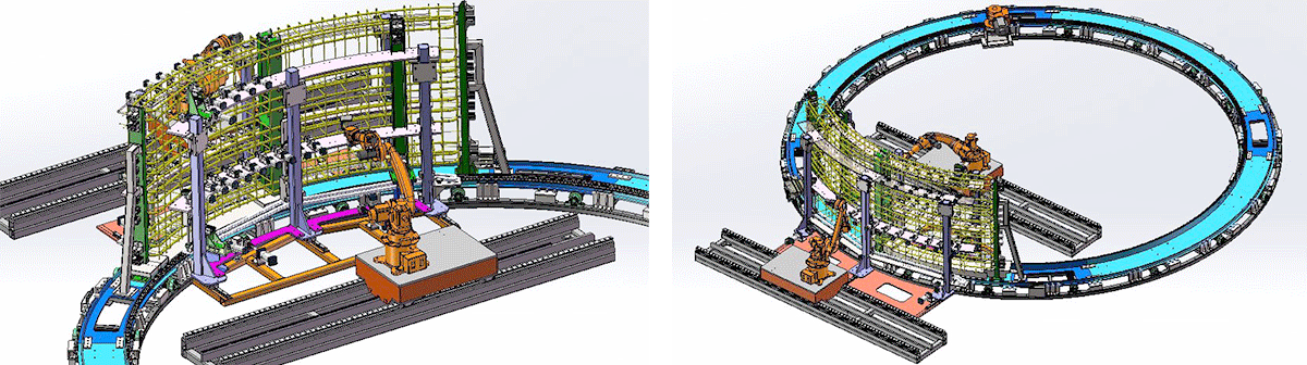 Ligne de production du segment Smart Shield Ligne de production du segment Smart Shield